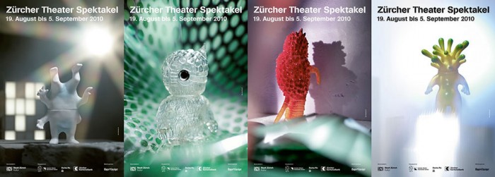 Hans Joerg Walter Zuercher Theater Spektakel 2010 Plakat Kaijus