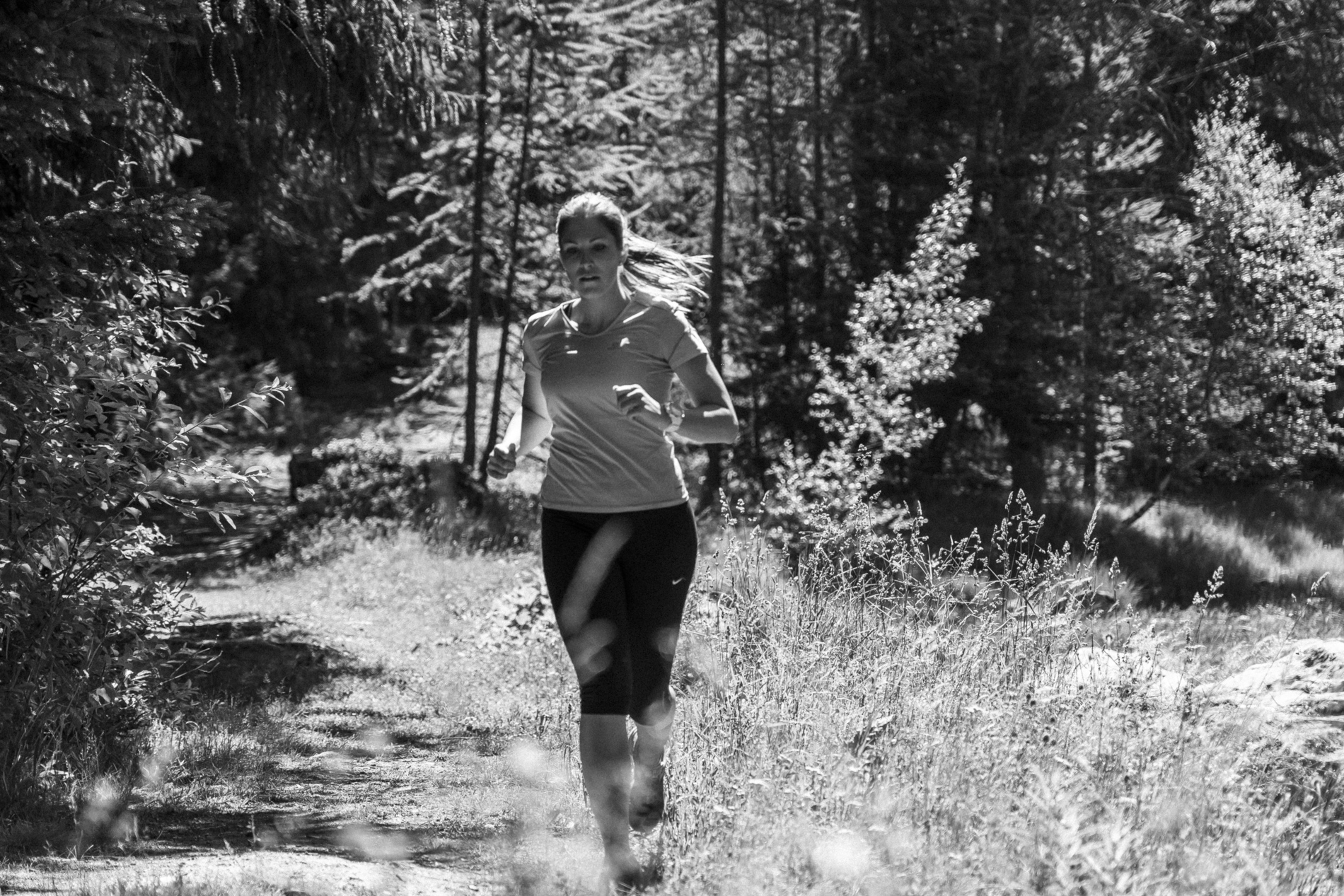 Fabian Hugo Moosalp Region Wallis
Jogging Wald Waldweg